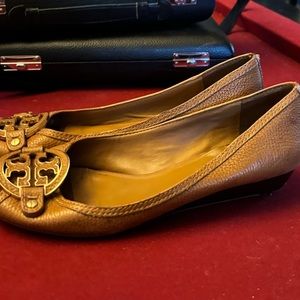 Tory Burch Peeptoe wedges Size 10